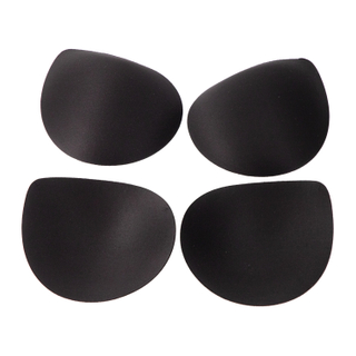 half shape sponge black color Bra Cup Breathable And Absorbent Bra Cup 