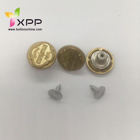 New Style Brass Jean Button for Jeans