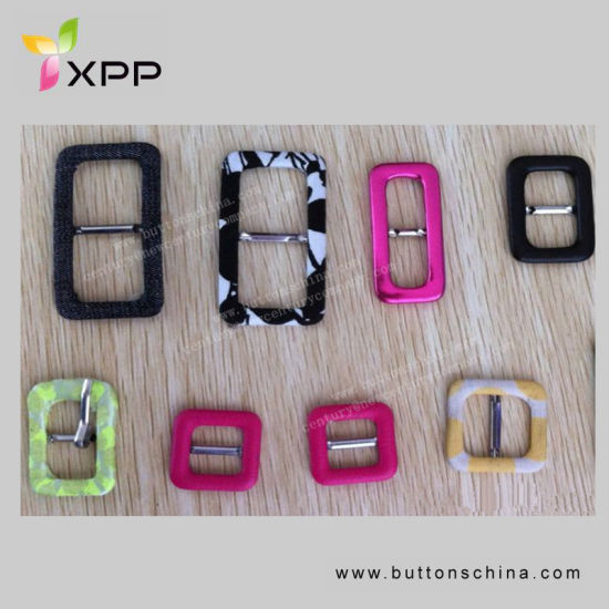 Fashion Colorful Fabric Covered Buckle for Garment, Bag, Shoes