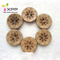 Laser Natural Coconut Button