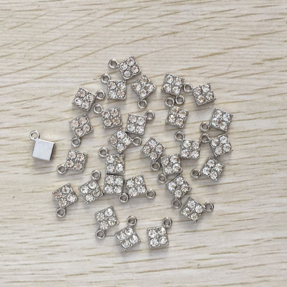 Diamond Droplet with Plated Silver