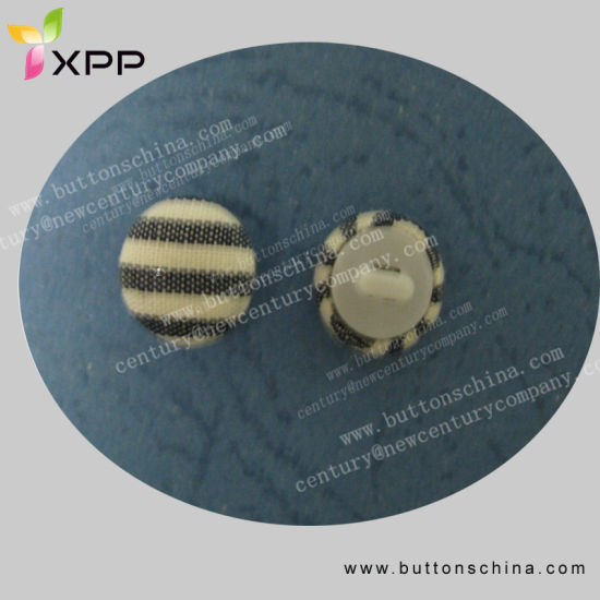 Aluminum Cover Button with Plastic Bottom