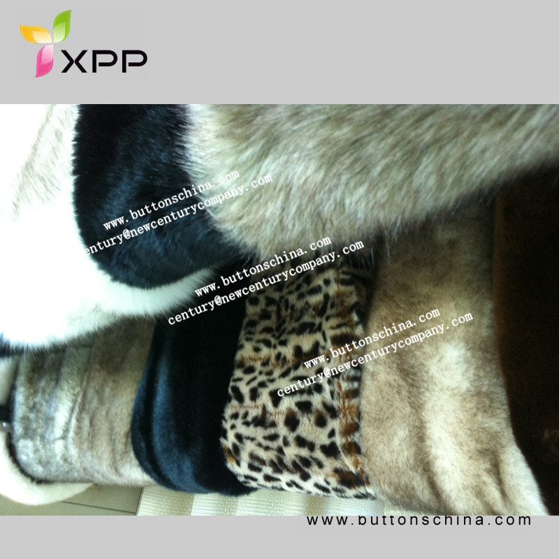 Sherpa Fur Bonding Fabric with Leagther