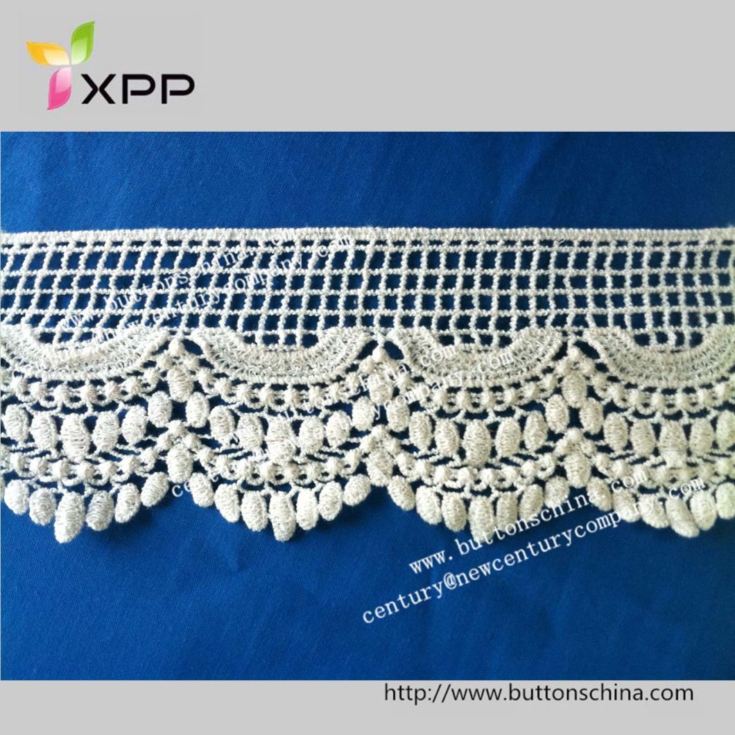 China Products/Suppliers. 100%Cotton Crochet Water Soluble Lace with High Quality for Garments Decoration