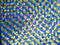 Mesh Fabric with DOT Printed Blue with Silver DOT Printed