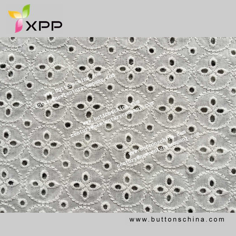 Hot Selling African Newest Emrboidery Bridal Lace for Cotton Fabric Dresses