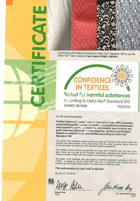 Latest Spandex Stretched Elastic Lace