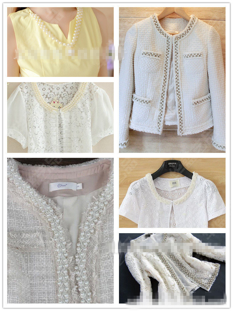 Hot Sales Korea Handmade Bead Tape with Lace