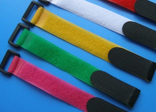 Round DOT Hoop and Loop Magic Velrco Tape Yellow 20mm