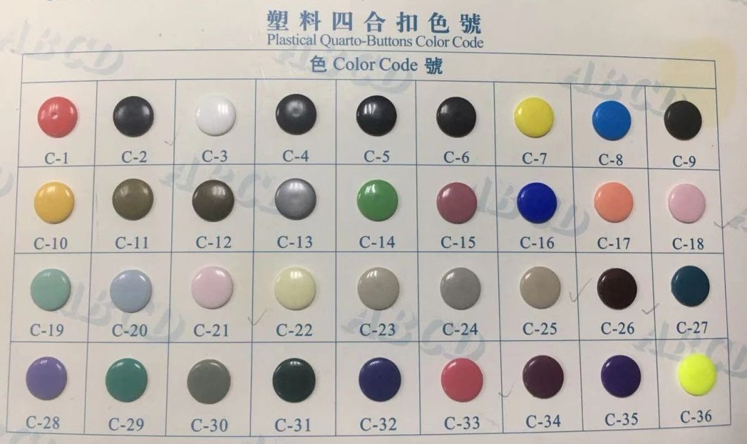 High Quality Plastic Prong Snap Button Factory