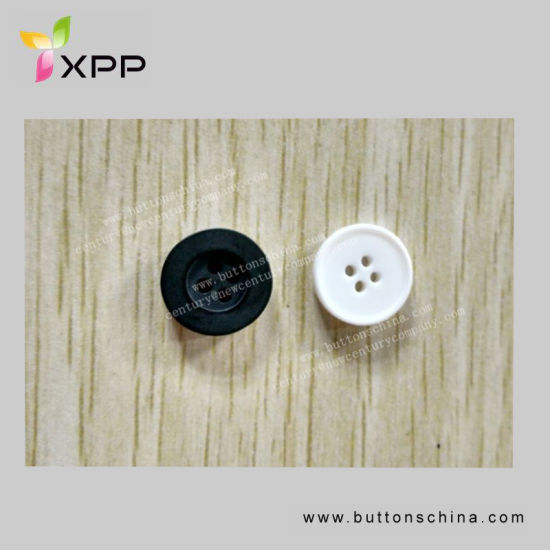 2h Concave Convex Resin Plastic Button for Coat