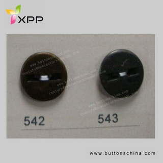 11.25mm 2 Hole Metal Button Plated Button