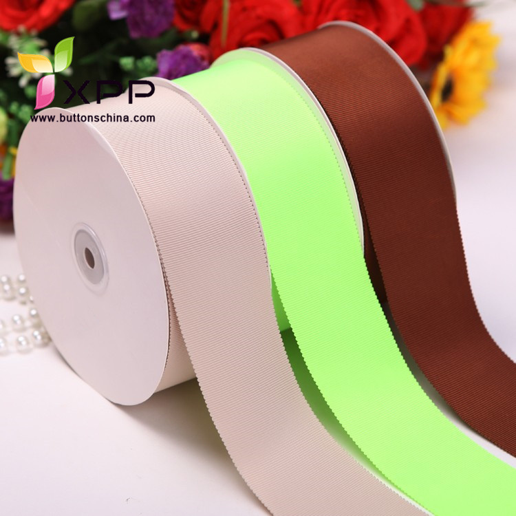 Wholesales Polyester Grosgrain Ribbon Decoration Tape Gilf Tape
