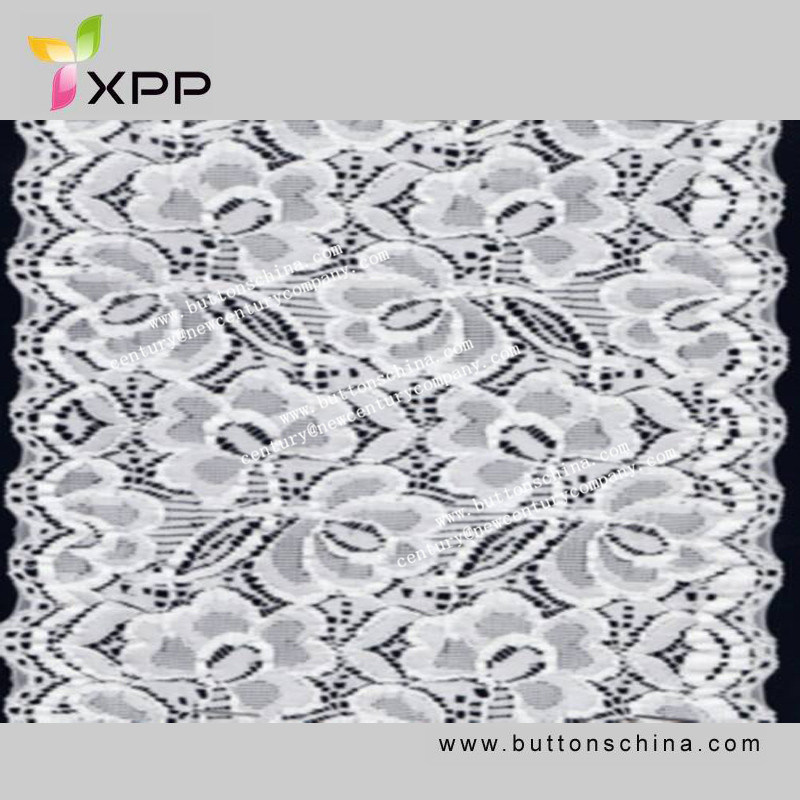 Dreamy Yellow Elastic Lace for Ladies Garments