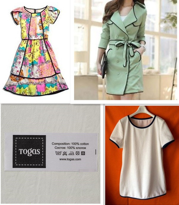 Slit Edge Satin Ribbon Cutting Tape for Label and Sewing Edge