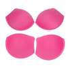 Red Color Sponge fish Shape Bra Cup Breathable And Absorbent Foam Sponge Bra Cup 