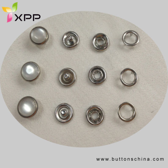 Garments Accessories Pearl Cap Prong Snap Button