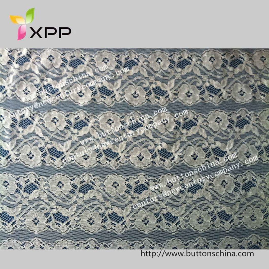 3D Flower French Mesh Fabric for Wedding