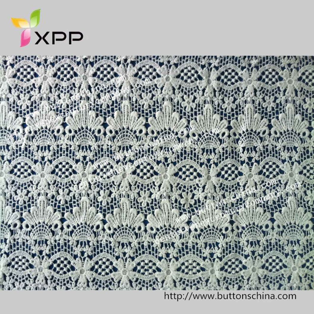 Fashion Beautful Embroidry Webbing Fabric Lace for Cloth