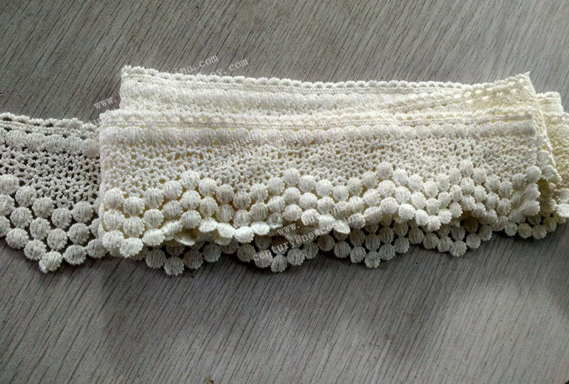 New Style Fashion Scalloped Solft Feeling Polyester Lace Trimming