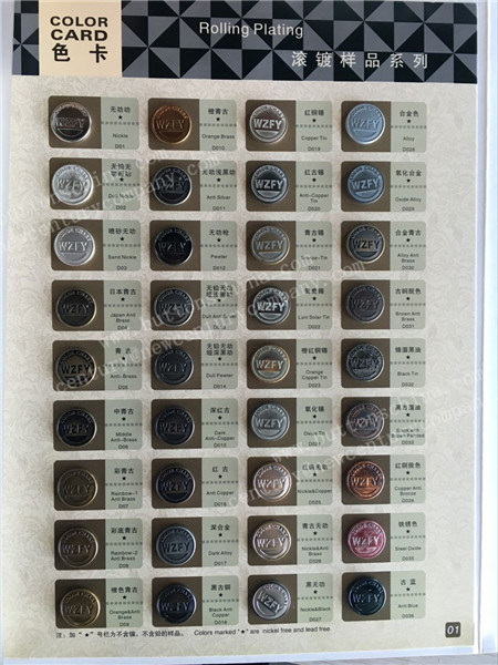 Metal Button Zinc Alloy Plated Golden Button