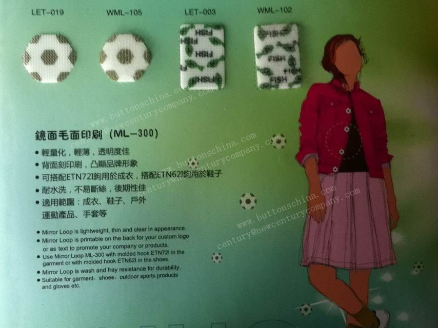 Cutting and Shape Hook & Loop with Oeko