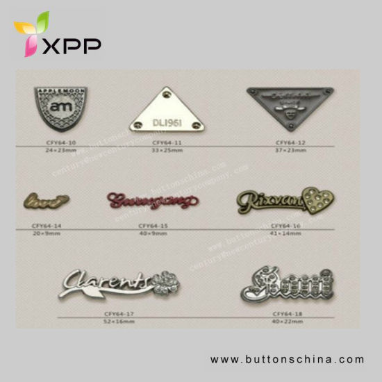 Metal Plated Brand Patch