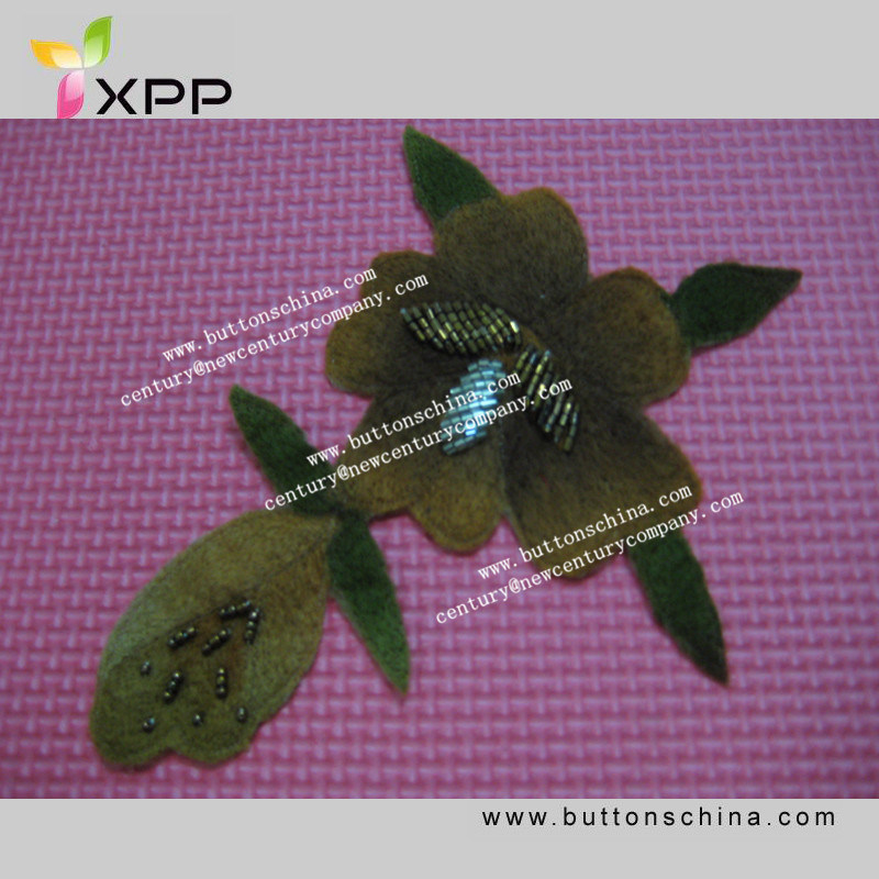 003 Colorful Collar Chemical Fabric Flower