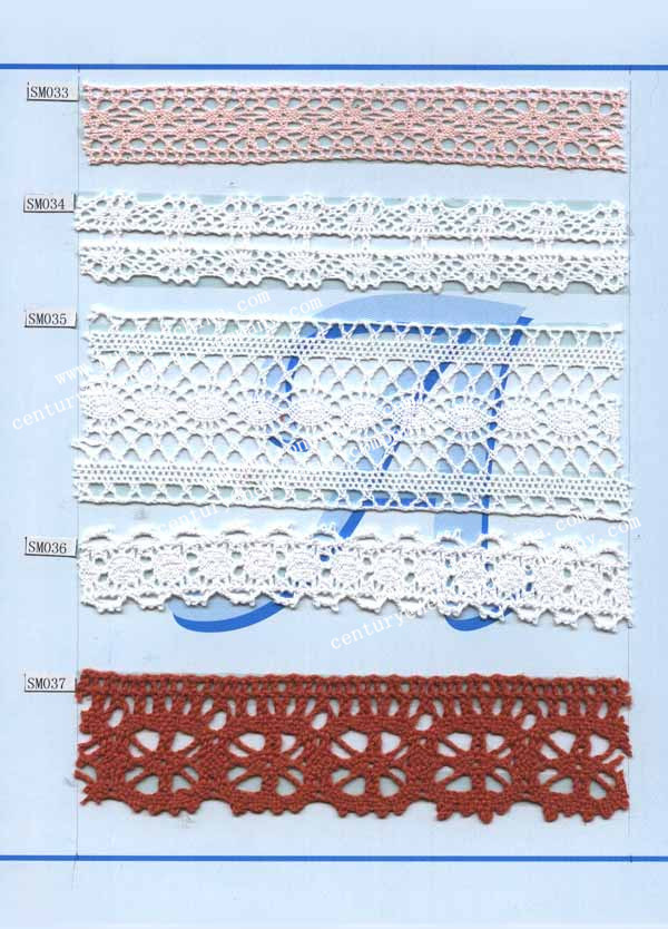 006 Wholesaler of Fashion Design Cotton Crochet Lace